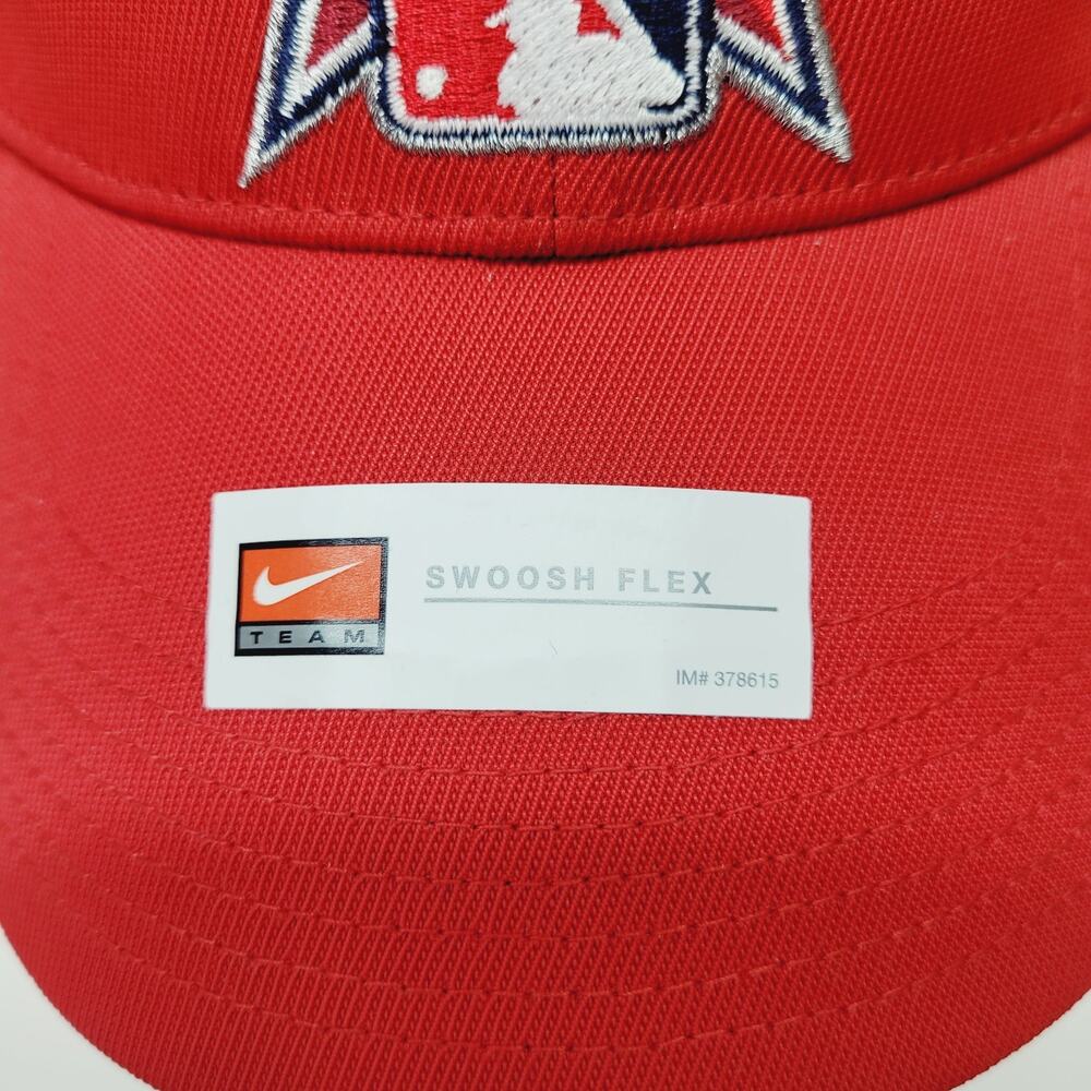 MLB 2010 All Star Game Hat Fitted One Size Nike Swoosh Flex Red White Blue Cap - Picture 2 of 11
